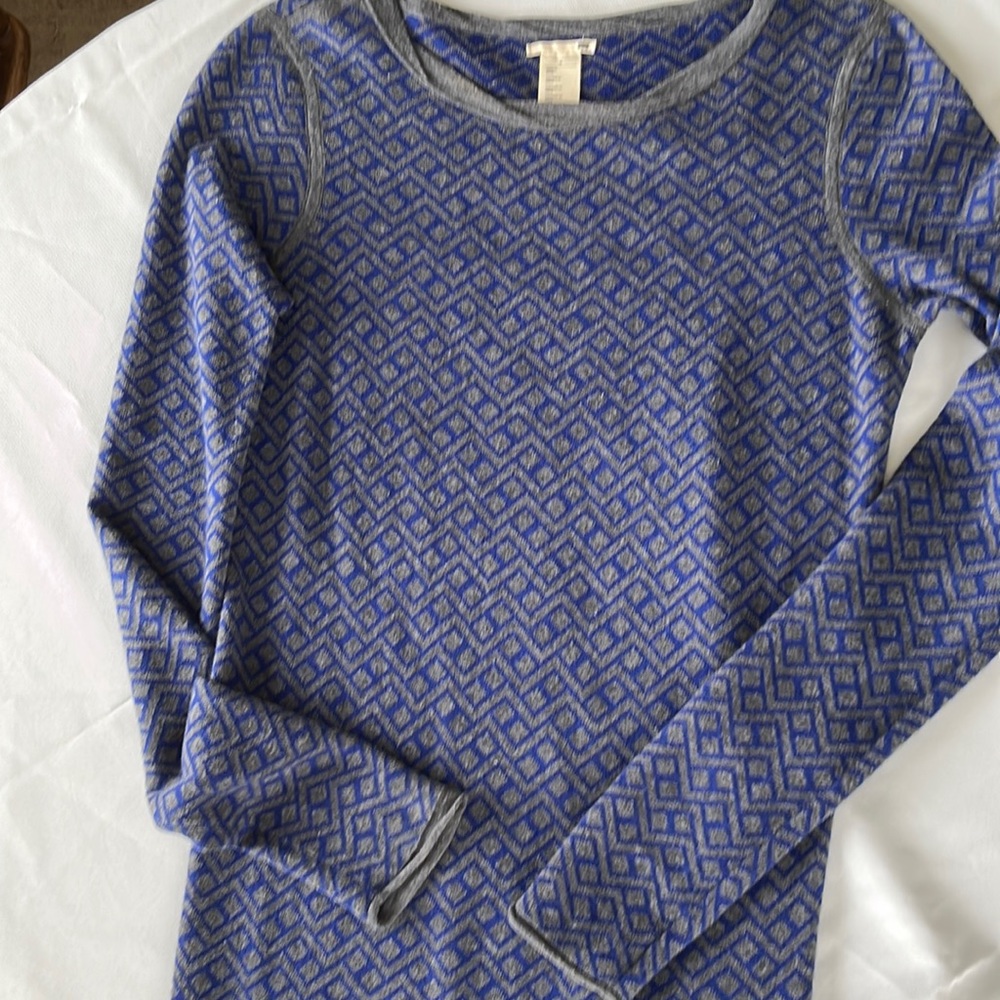 Levi’s sweater dress blue and grey size medium